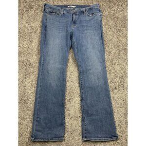 Levi’s 415 Bootcut Jeans 18W Mid Rise Stretch Blue Denim Plus Size Western 30x38